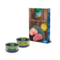 N&D cat natural meat duo, konservi kaķiem 6x70g