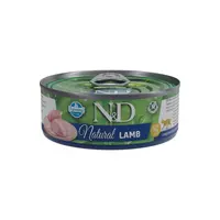 N&D cat natural ar jēru, konservi kaķiem 6x140g