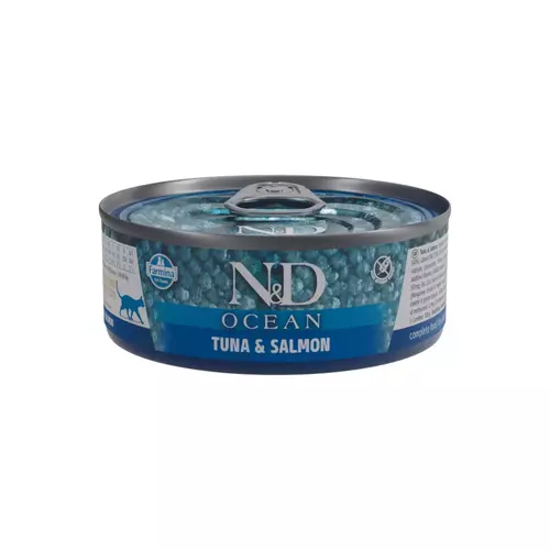 N&D cat ocean konservi ar tunci un lasi 6x70g