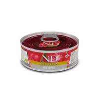 N&D cat quinoa konservi ar cūkgaļu, sterilizētiem kaķiem 6x80g