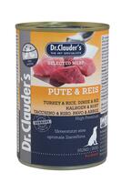 Dr. Clauder's Tītars and Rice, Prebiotic Dog Food, 400g