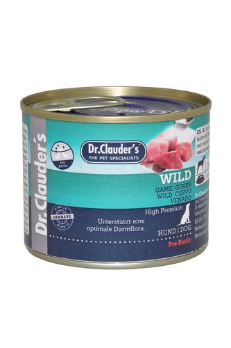 Dr. Clauder's Medījuma gaļas konservs suņiem PRE BIOTIC, 200g