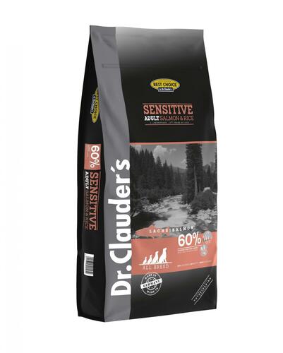 Dr. Clauder's  Best Choice Sensitive Adult Lasis & Rīsi 20kg