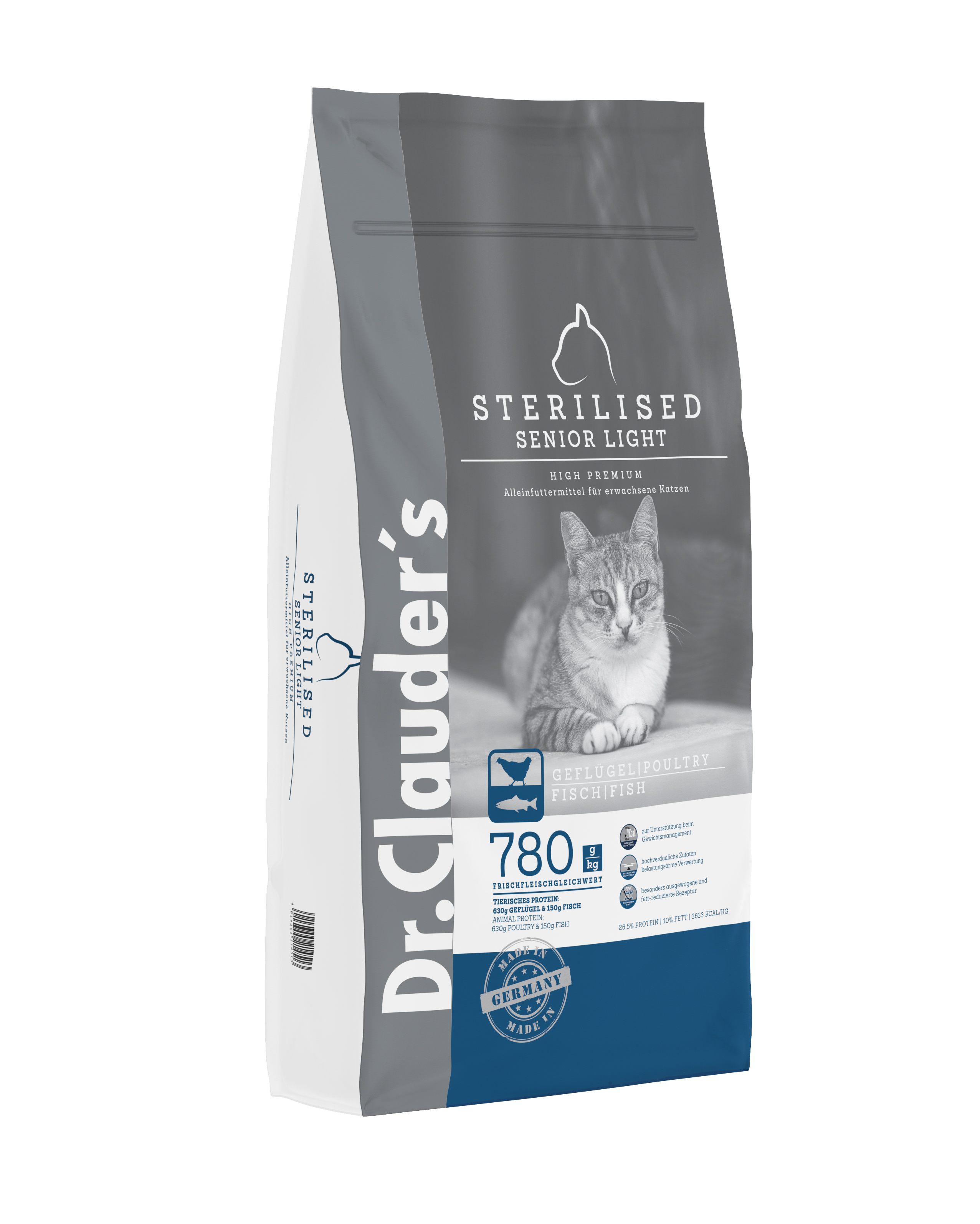 Dr. Clauder's High Premium Sterilized Senior/Light 10kg