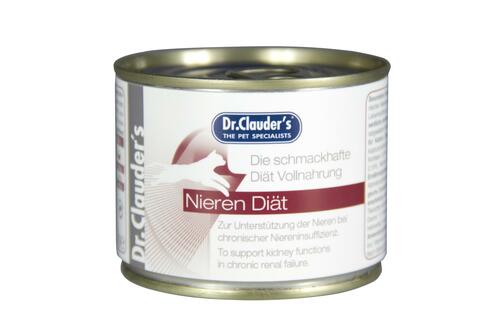 Dr. Clauder's Kidney Diet, complete food for cats 6x 200g