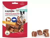 CAMON TREAT & SNACK BLOCK AE707 - GARDUMS PIEAUGUŠIEM SUŅIEM (JĒRS UN MENCA), 80g