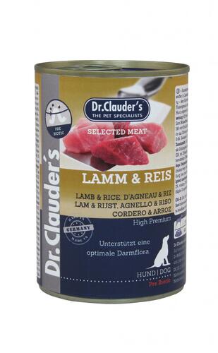Dr. Clauder's Jars and Rice, Dog Food PRE BIOTIC, 400g
