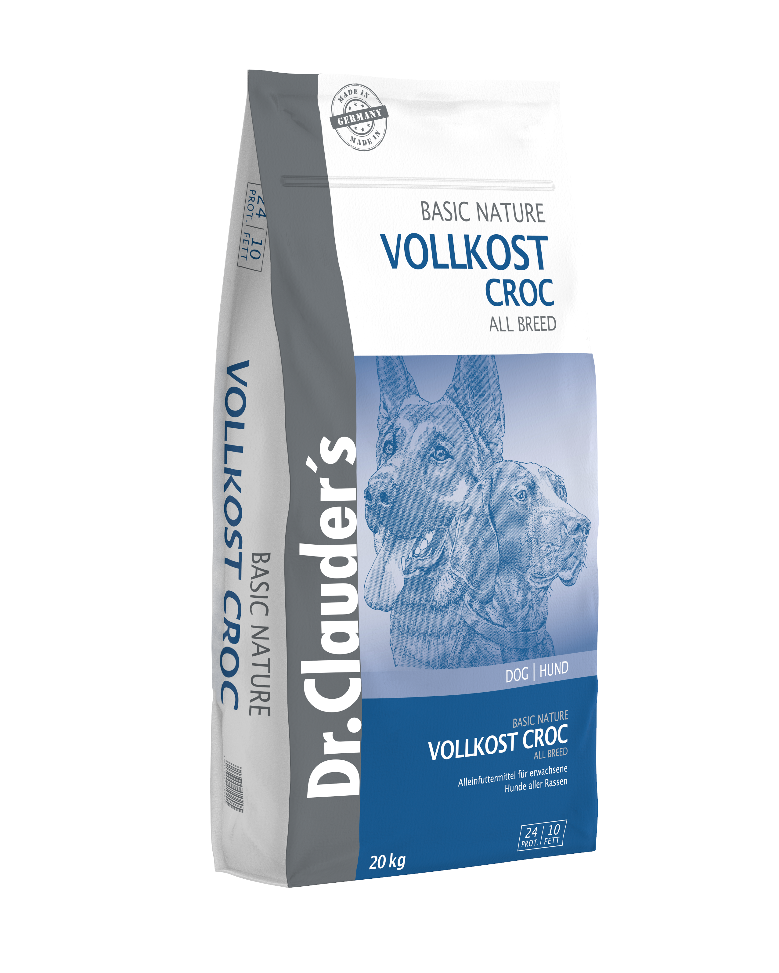 Dr. Clauder's Basic Nature Vollkost Croc 20kg
