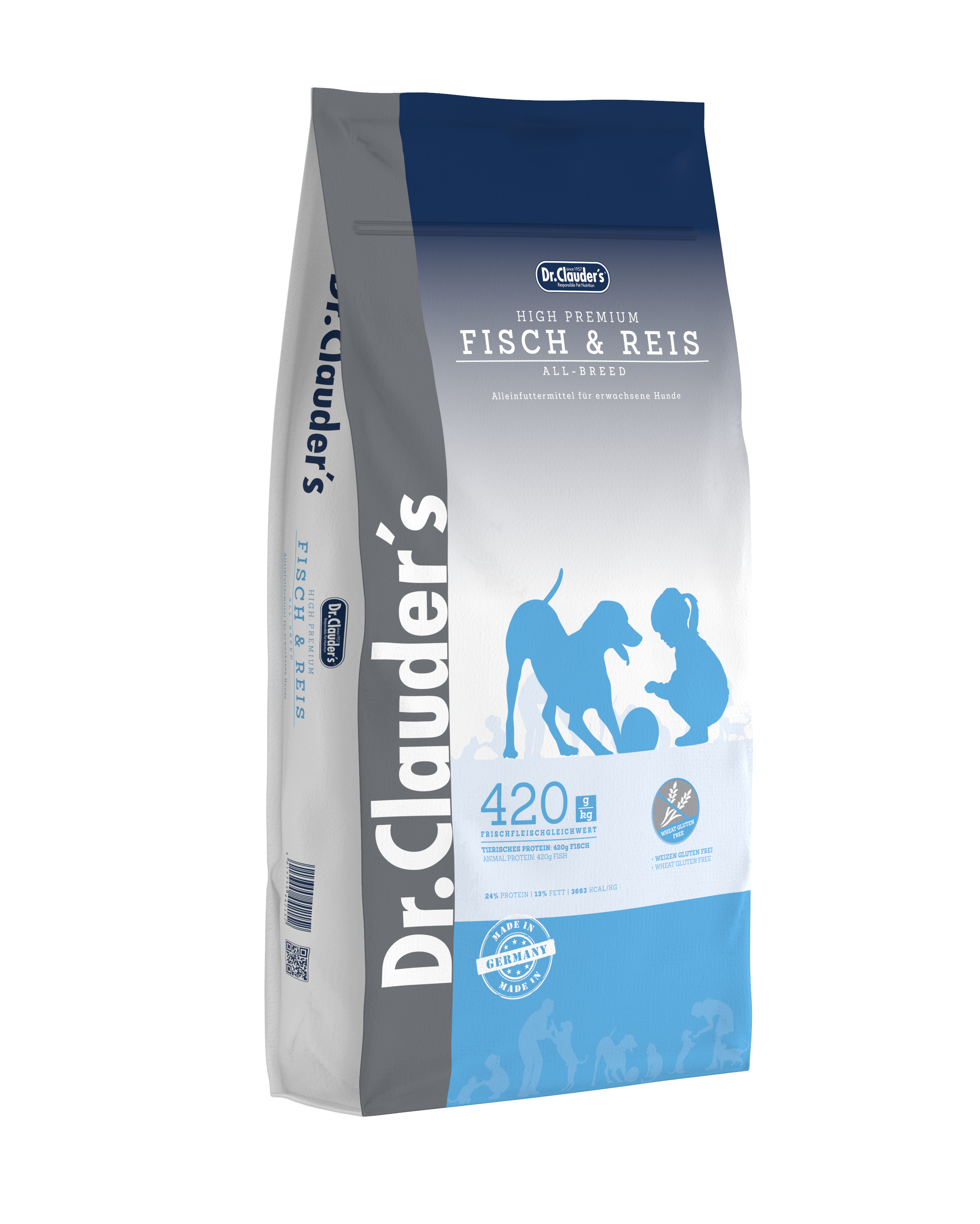 Dr. Clauder's High Premium Sensitive Zivs & Rīsi 15kg