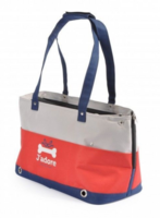 CAMON JADORE CARRIER BAG RED WITH RIVETS. 36X18X21cm CA614/A