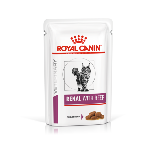 VHN Cat Renal With Beef Gravy 12x85 g