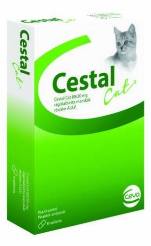 Cestal cat 80/20mg chewable tablets for cats, N1