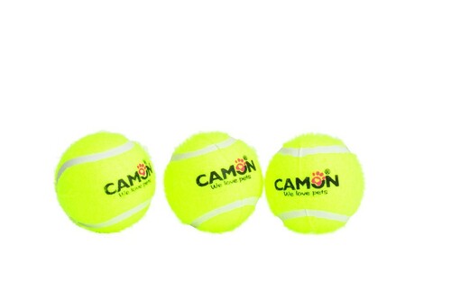Tennis ball for dogs with a squeaker, 6.2cm, AD113/A, yellow