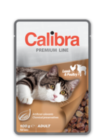Calibra cat Premium, Gabaliņi mērcē ar jēru un mājputnu, 100g