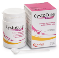 CystoCure Forte pulveris urīntrakta veselībai suņiem/kaķiem 30g