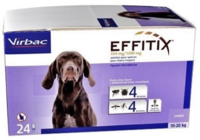 Virbac EFFITIX 134 mg/1200 mg (10- 20 kg)suņiem N4