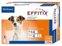 Virbac EFFITIX 67 mg/600 mg (4 - 10 kg) suņiem N4