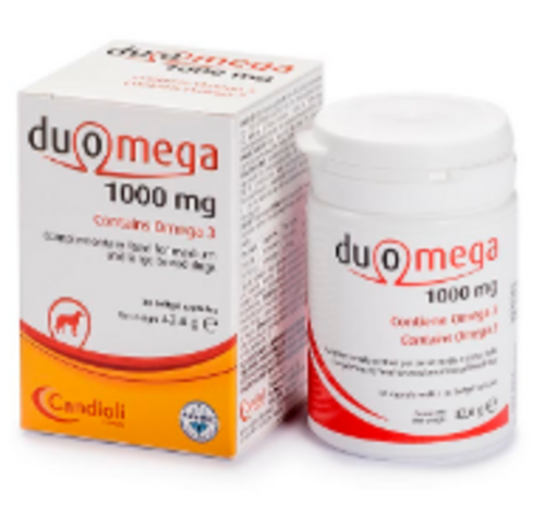 DuomegaDogs 1000mg das un apmatojuma atbalstam suņiem N30
