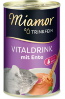 Papildbarība kaķiem - Miamor Trinkfein Vitaldrink, ar pīli, 135 ml