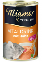 Papildbarība kaķiem - Miamor Trinkfein Vitaldrink, ar vistu, 135 ml