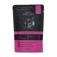 Fitmin kaķēniem - gabaliņi mērcē ar vistas gaļu 85g