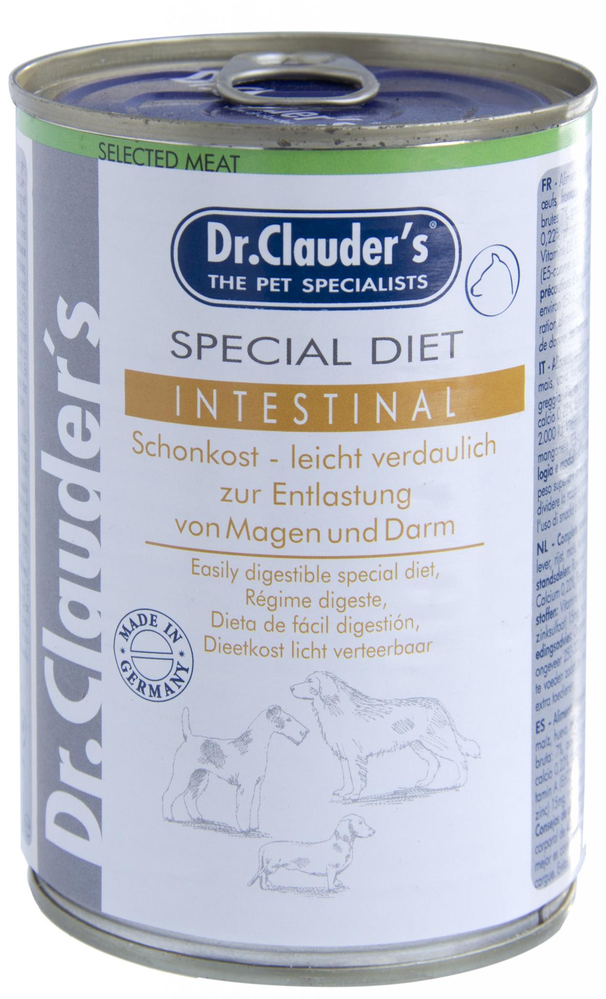 *Dr.Clauder's konservs suņiem Special Diet Intestinal (kunģa un zarnu trakta diēta)  400g