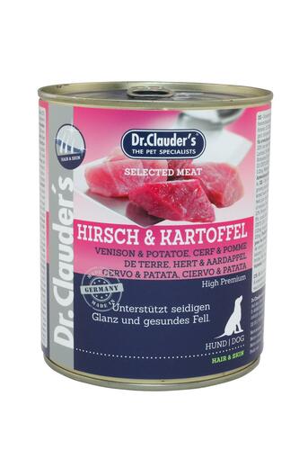 Dr. Clauder's Briedis and Potatoes, Dog Food HAIR & SKIN, 800g