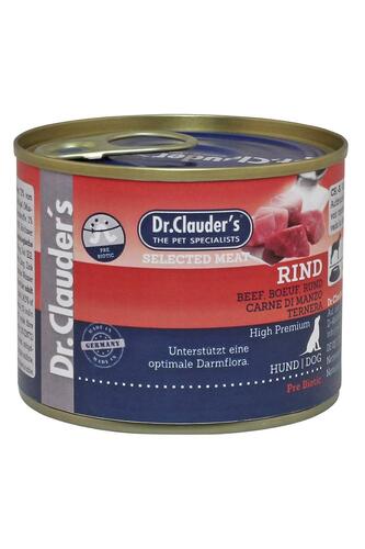 Dr. Clauder's Beef Meat Canned Food for Dogs PRE BIOTIC, 200g