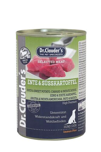 Dr. Clauder's Pīle un Saldie kartupeļi, Konservs suņiem IMMUNE PLUS, 400g