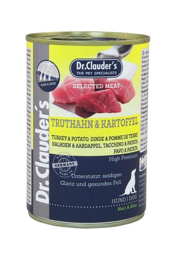Dr. Clauder's Turkey & Potatoes, Dog Food for HAIR & SKIN, 400g