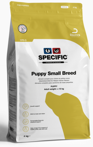 Specific Dog CPD-S Puppy Small Breed sausā barība mazo šķirņu kucēniem 1kg