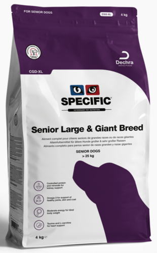 Specific Dog CGD-XL Senior Large & Giant Breed sausā barība lielo šķirņu suņiem senioriem 12kg