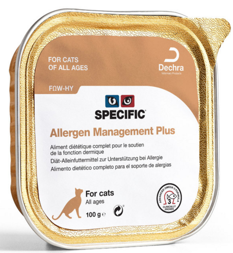 Specific Cat VetDiet FOW-HY Allergy Management Plus konservi kaķiem 100g N7