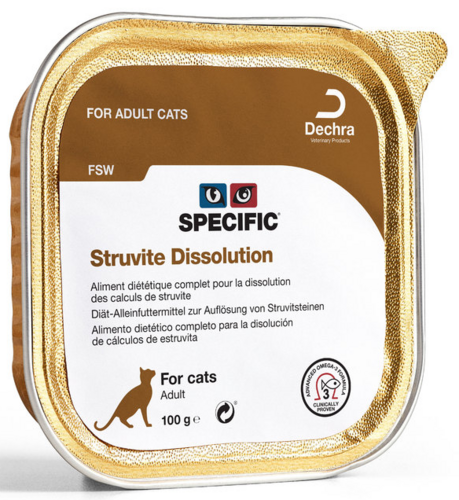 Specific Cat VetDiet FSW Struvite Dissolution konservi kaķiem 100g N7