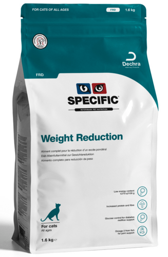 Specific Cat VetDiet FRD Weight Reduction sausā barība kaķiem 400g