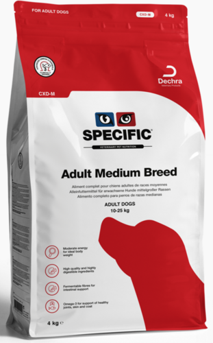 Specific Dog CXD-M Adult Medium Breed sausā barība vidējo šķirņu suņiem 12kg