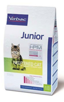 Virbac HPM Cat Junior Neutered kaķu barība 1,5kg