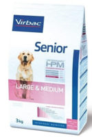 Virbac HPM Dog Senior Large & Medium suņu barība, 12kg