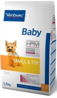 Virbac HPM Dog Baby Small&Toy suņu barība, 1,5kg