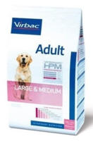 Virbac HPM Dog Adult Large & Medium suņu barība, 12kg