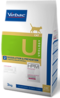 VIRBAC HPM DIET CAT UROLOGY DISSOLUTION & PREVENTION 2, 1.5kg