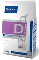 VIRBAC HPM DIET DOG DERMATOLOGY SUPPORT, 12kg