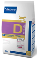 VIRBAC HPM DIET CAT DERMATOLOGY SUPPORT, 3kg