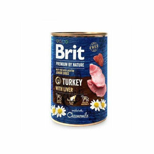 Brit Premium by Nature ar tītara gaļu, 400g