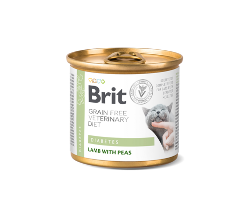 Brit Veterinary diets Cat Diabetes konservi kaķiem 200g