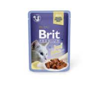 Brit premium konservi kaķiem, liellopa gaļas filejas želejā, 85g