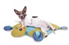 Interactive mat/bed with toys and squeakers, dogs 50x50cm AH518