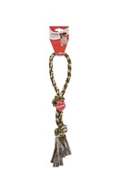 Toy - rope with handle and two knots, 41cm, AD072/C