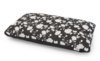 Black bedding with white flowers, CC136/F 60x100cm