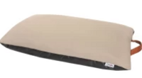 Bed with handle, beige, CC112/O, 80x50x10cm